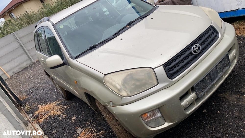 piese toyota rav 4 2001 motor cod 1AZ-FE benzină cutie manuala bara fata capota far aripa roti Haion luneta geam planetară diferențial grup cutie transfer dezmembrez model pe benzină 150 Hp - 6
