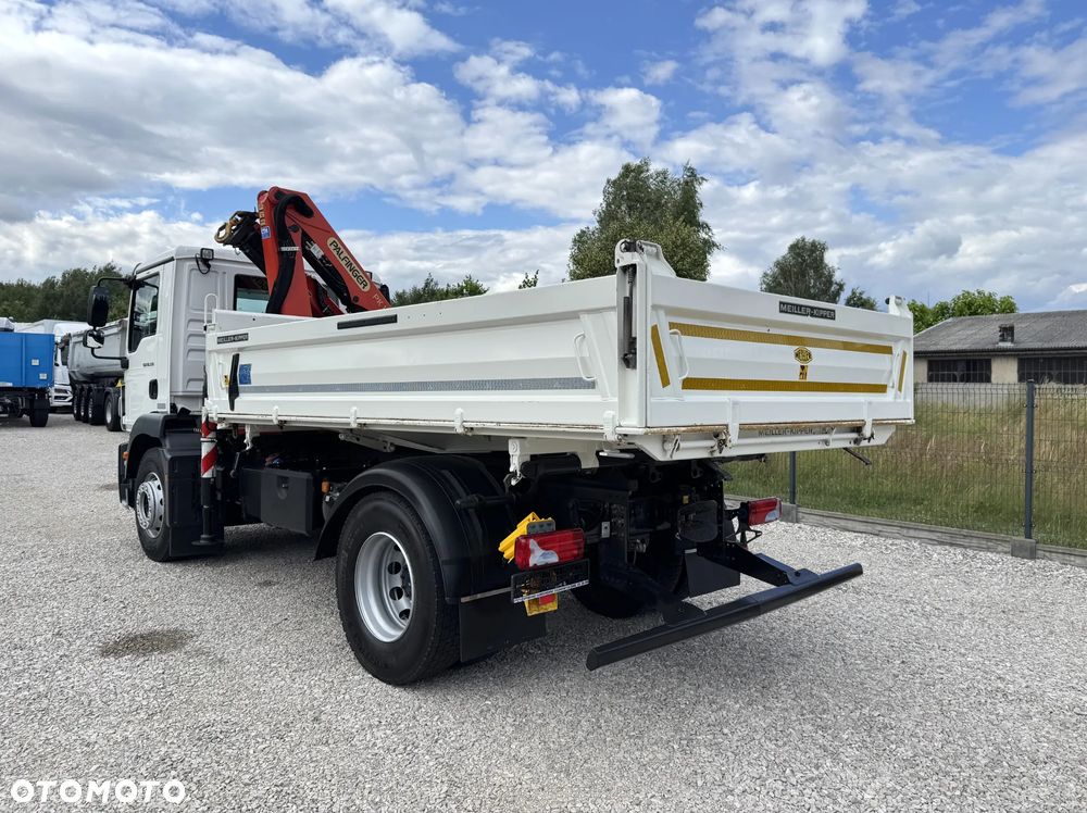 MAN TGM 18.250, PALFINGER 11001K + WYWROTKA MEILLER KIPPER, - 7