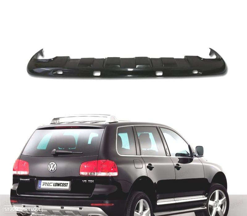 SPOILER FRONTAL + DIFUSOR TRASEIRO VOLKSWAGEN VW TOUAREG 02-06 - 2