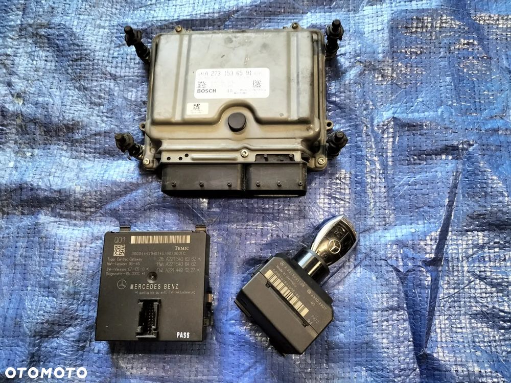 STACYJKA KLUCZYK MODUŁ TEMIC GATEWAYA  A2215451108 A2215408362 MERCEDES CL W216 W221