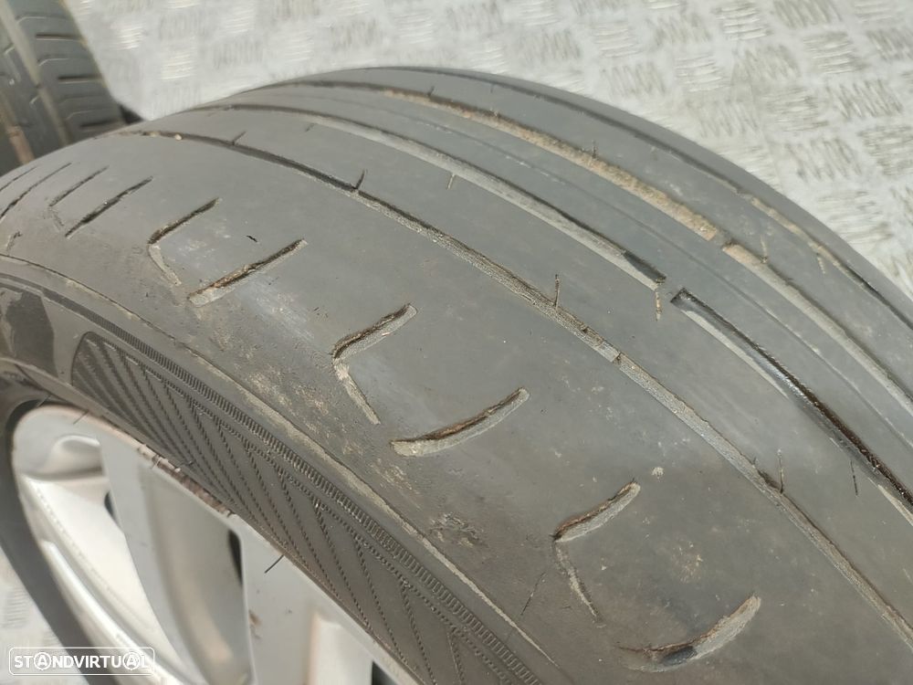 Conjunto de jantes 17 Cleveland Borbet Volkswagen Touran 1T3 2° Facelift 2010 a 2015 6,5J ET50 5x112 Original - 18