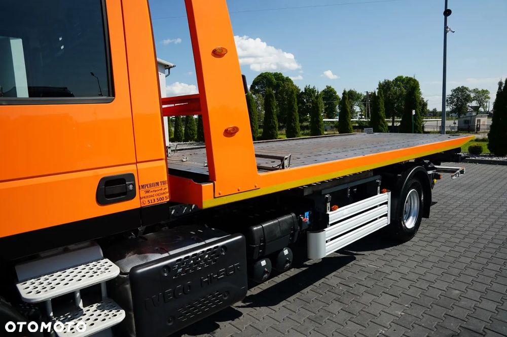 Iveco EUROCARGO / LAWETA HYDRAULICZNA / PLATFORMA - 6 M / BRYGADÓWKA - 6 OSÓB / WYCIĄGARKA / EURO 6 - 19