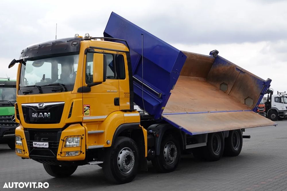 MAN TGS 35.500 / 8x4 / BASCULANTE / HYDROBURTA / BORDMATIK / NAVI / 2019 - 5