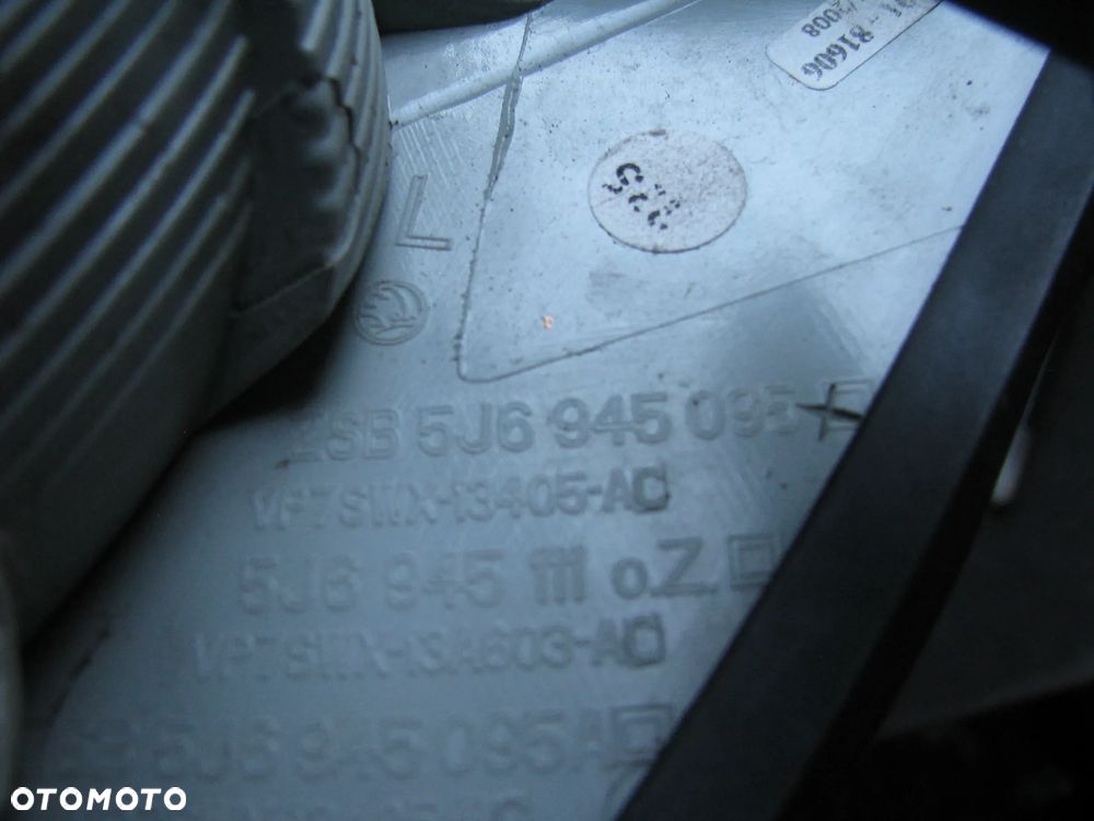 LAMPA LEWY TYŁ SKODA FABIA II 5D HB 5J6945095 EUROPA - 8