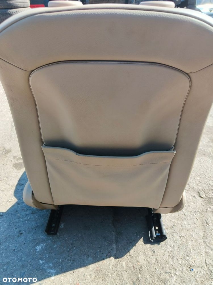 MERCEDES C KLASA W204 LIFT FOTEL LEWY PRZEDNI JASNA SKÓRA GRZANY POMPOWANY - 5
