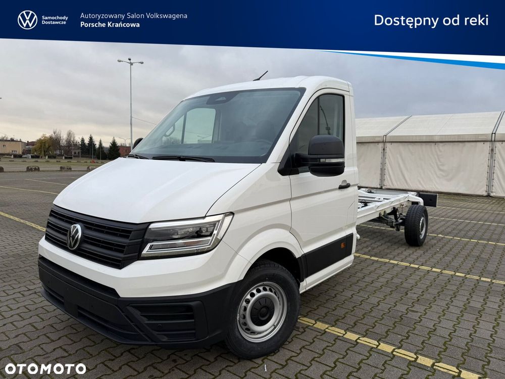 Volkswagen Crafter Crafter 35 Podwozie z pojedynczą kabiną silnik: 2,0 l EURO VI SCR 163 KM / skrzynia biegów: Przedni napęd automatyczna 8-biegowa rozstaw osi: 4490 mm - 1