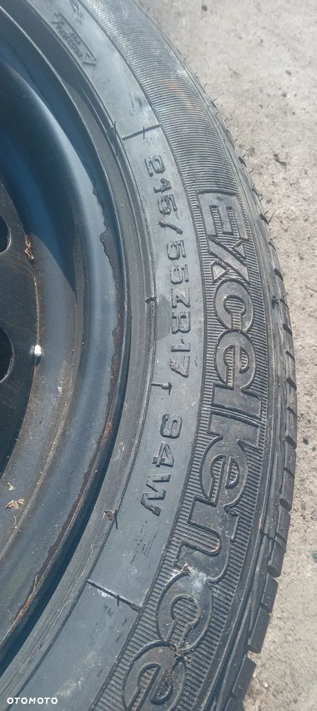 Peugeot Citroen koło dojazdowe 5x108 215/55 R17 - 2