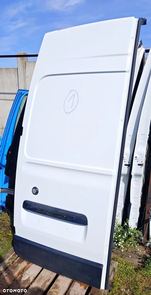 Drzwi LEWE BIAŁE Tył Tylne Wysokie H2 Renault Master Opel III 3 LIFT IV Movano 2010-2024 - 2
