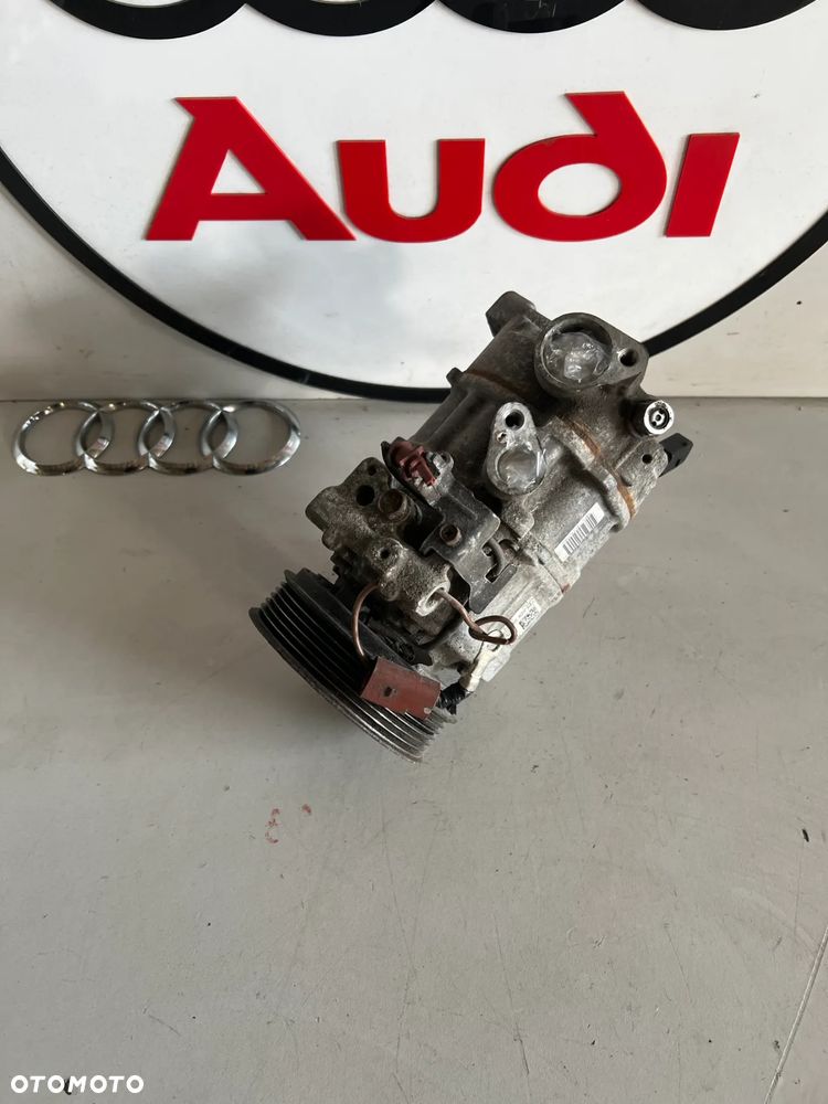 KOMPRESOR SPRĘŻARKA KLIMATYZACJI 8T0260805F A4 B8 A5 8T Q5 8R LIFT 2.0TDI ORYGINAŁ - 1