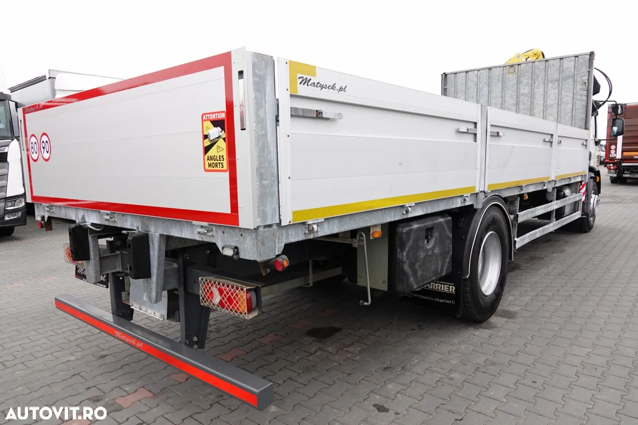 DAF LF 250 / 4X2 / CUTIE - 7.30 + HDS HYVA HB 150XE3 / RADIOCOMANDĂ / ROTATOR / CAPACITATE MAX: 5200 KG / EURO 6 - 13