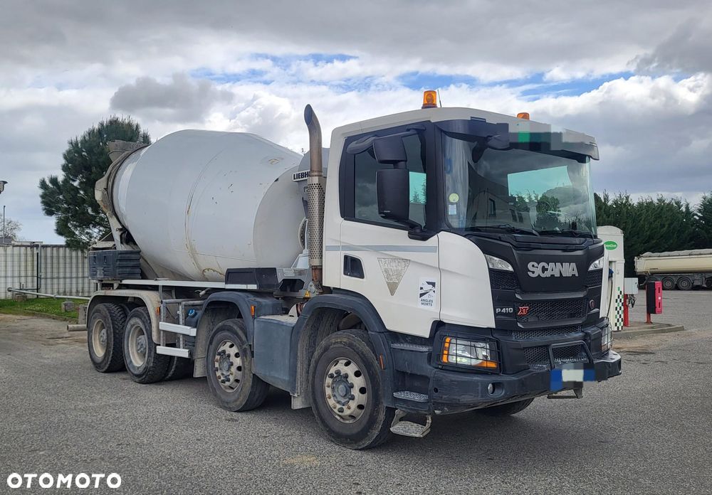 Scania P410 XT nowy model, betonomieszarka 9m3 Liebherr -do sprowadzenia, idealny stan - 1