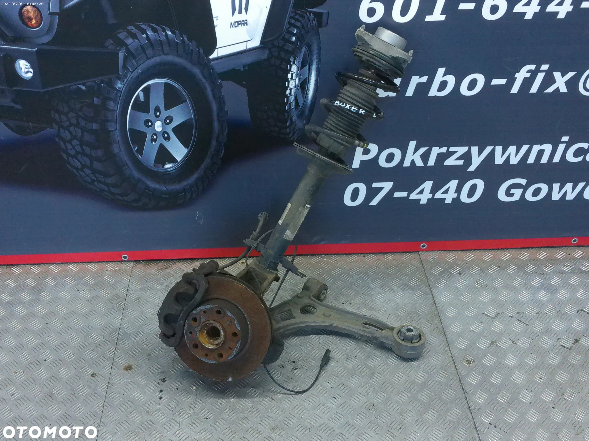 Boxer ducato jumper iii 2 0 hdi zwrotnica amortyzator wachacz lewa - 2