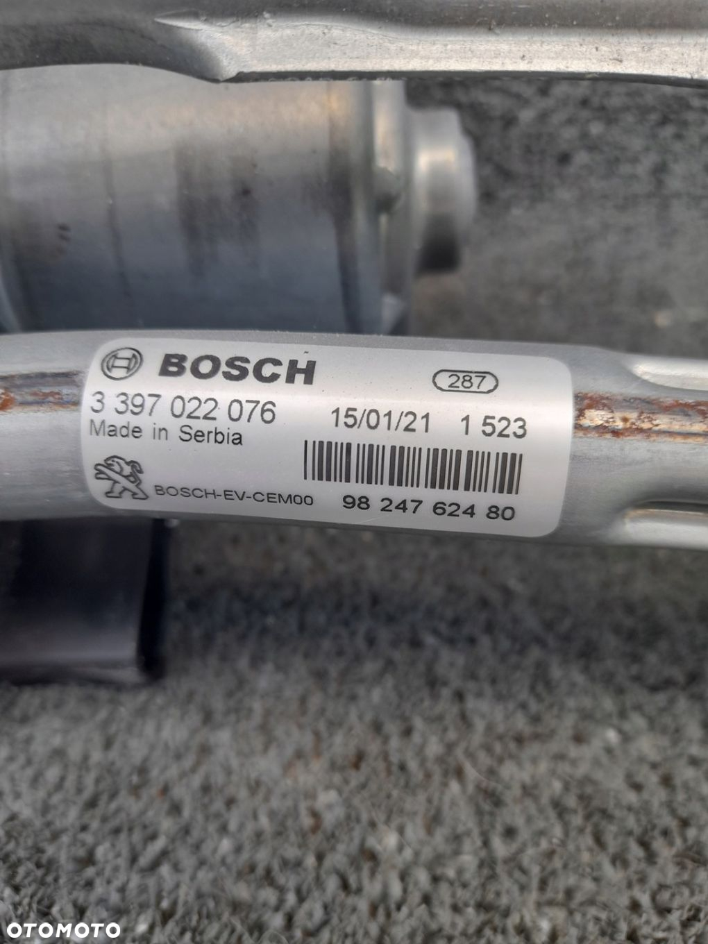 Mechanizm wycieraczek Peugeot 5008 II - 2