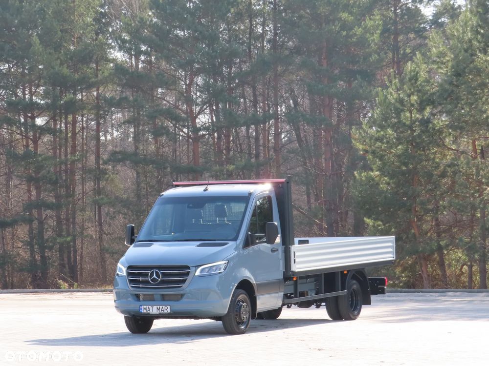 Mercedes-Benz Sprinter 519 CDI 190 KM Skrzynia Otwarta 4313 mm Długa 8.E.Palet Rozstaw Osi 4325 mm DMC 3500 Kg Ładowność 926 Kg WZMACNIANY HAK 3500 Stan Jak Nowy POLECAM - 1