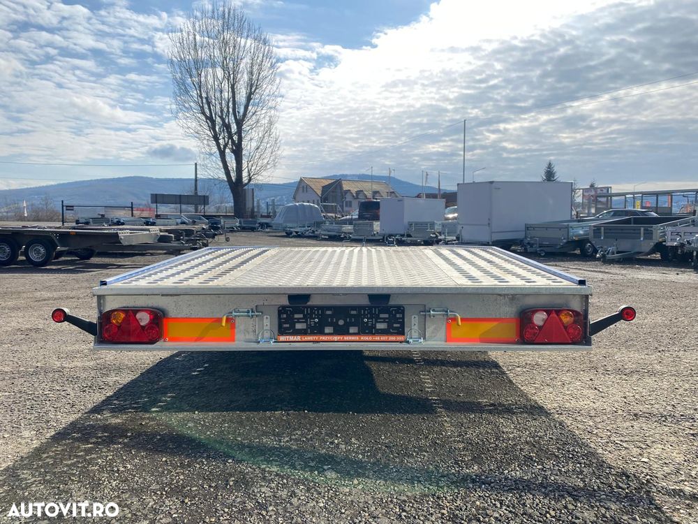 Niewiadow Remorca /Platforma auto 4.5m 2700kg Jupiter plina - 9