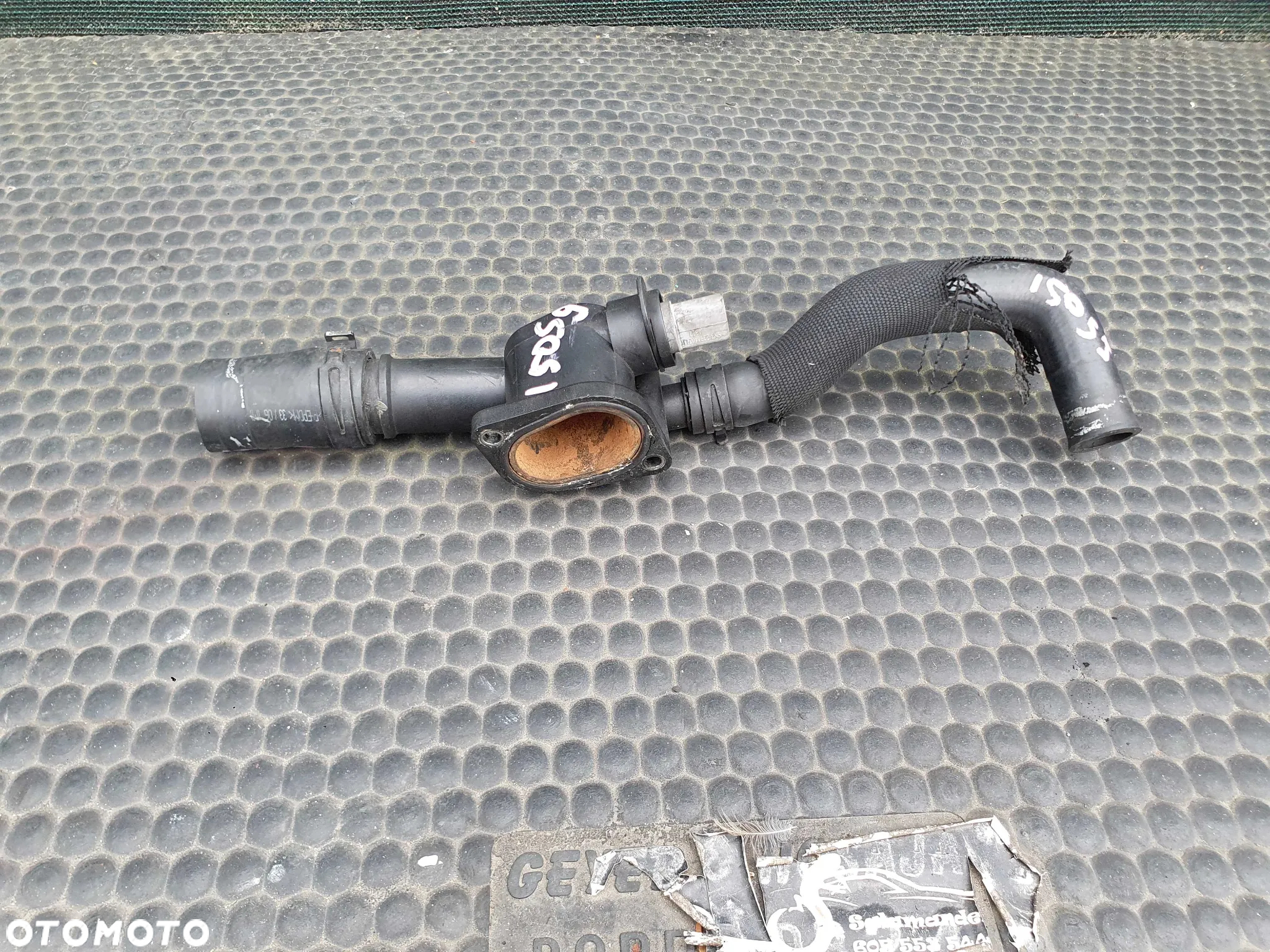 Króciec 038121132G 03G121101 Wody Płynu Przewod Rurka Waz Rozdzielacz Czujnik Temperatury 2.0 TDI AUDI A4 B7 A6 C6 - 2