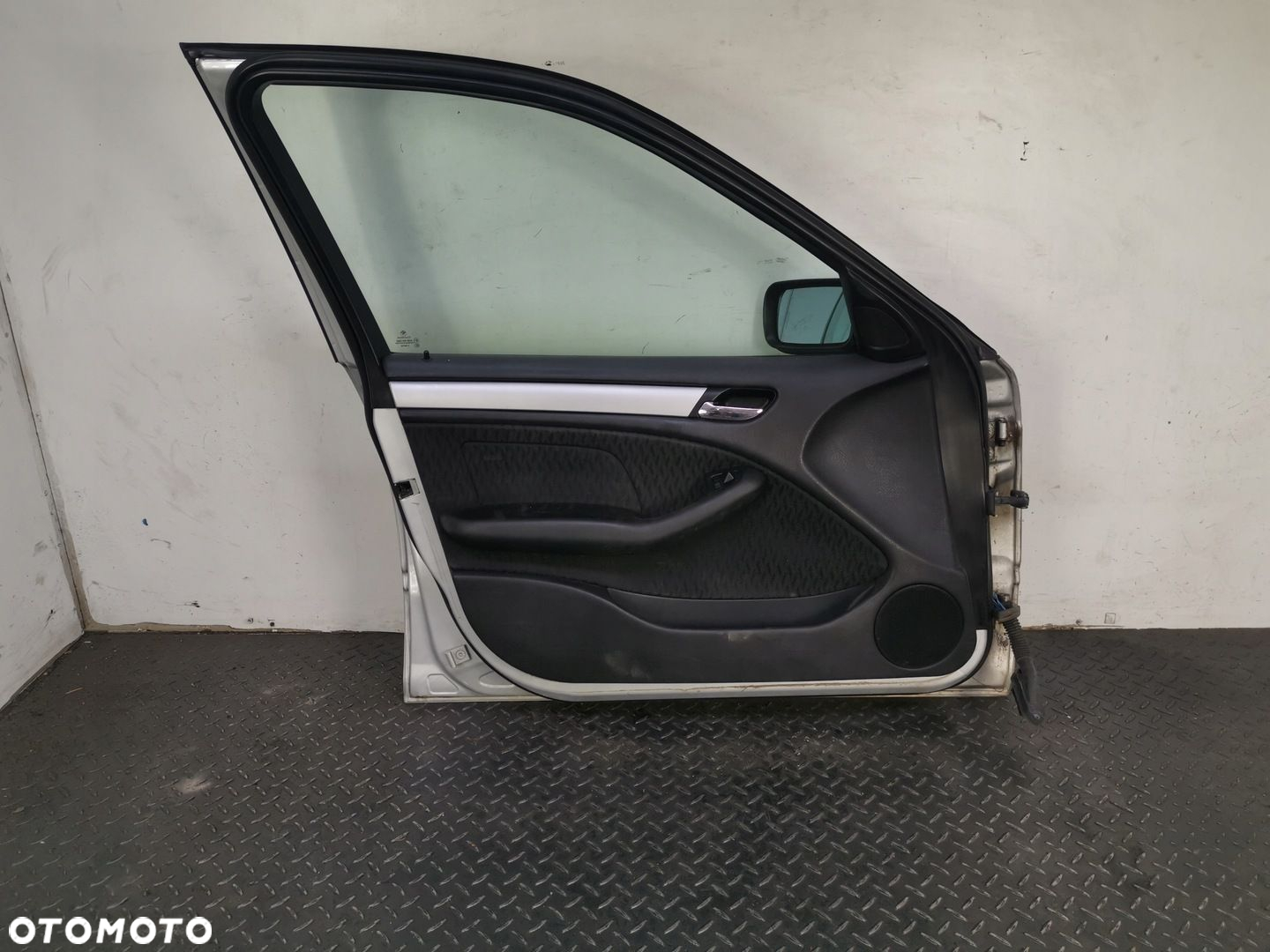 BMW E46 DRZWI LEWE LEWY PRZÓD TITANSILBER 354 - 7