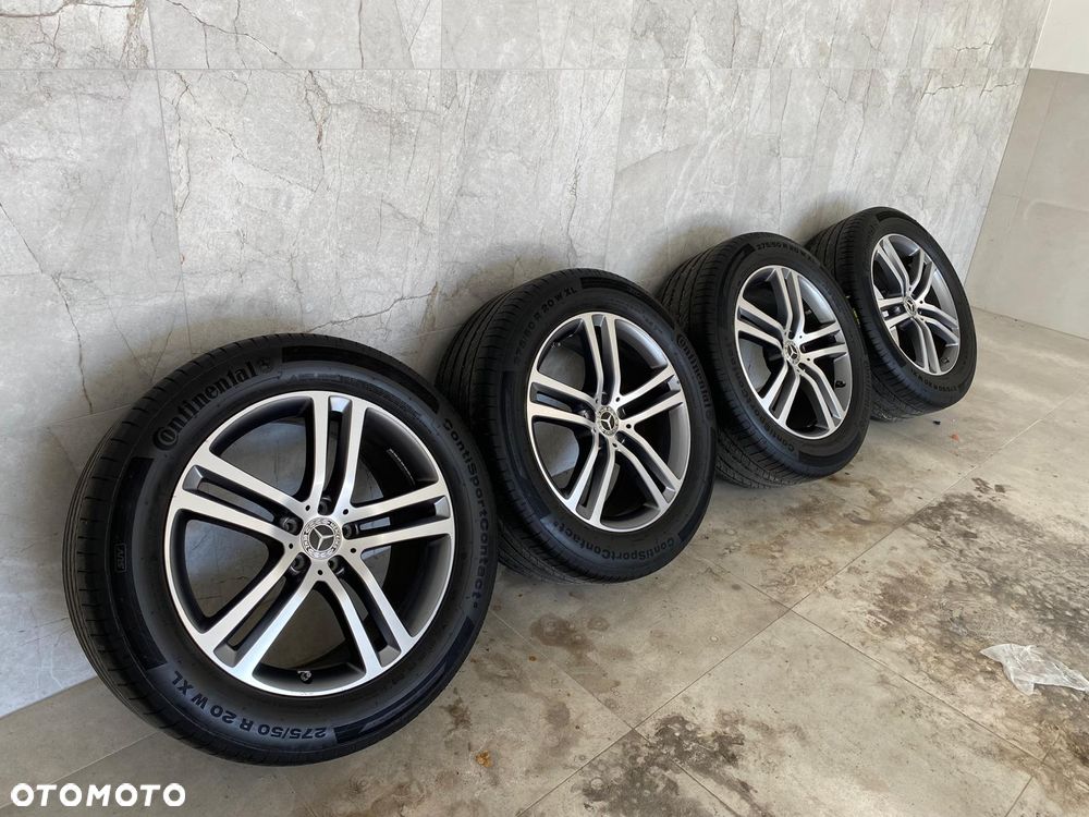 Oryginalne Felgi Mercedes + opony Continental. MERCEDES GLE GLS R20 - 1