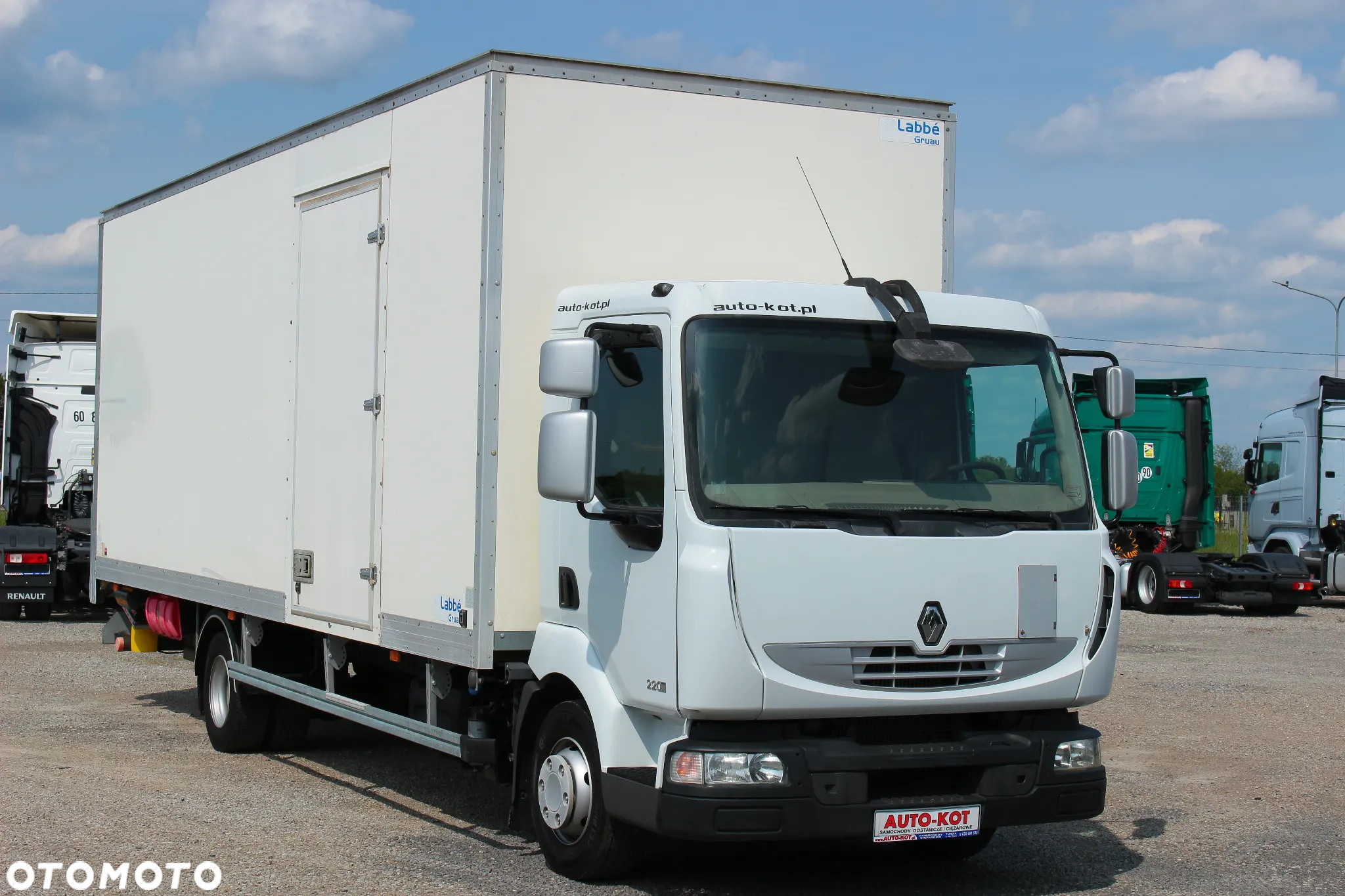 Renault MIDLUM  *220KM*/ KONTENER DŁ. 7.55 + WINDA+B.DRZWI /SERWIS FR/ SUPER STAN / - 6
