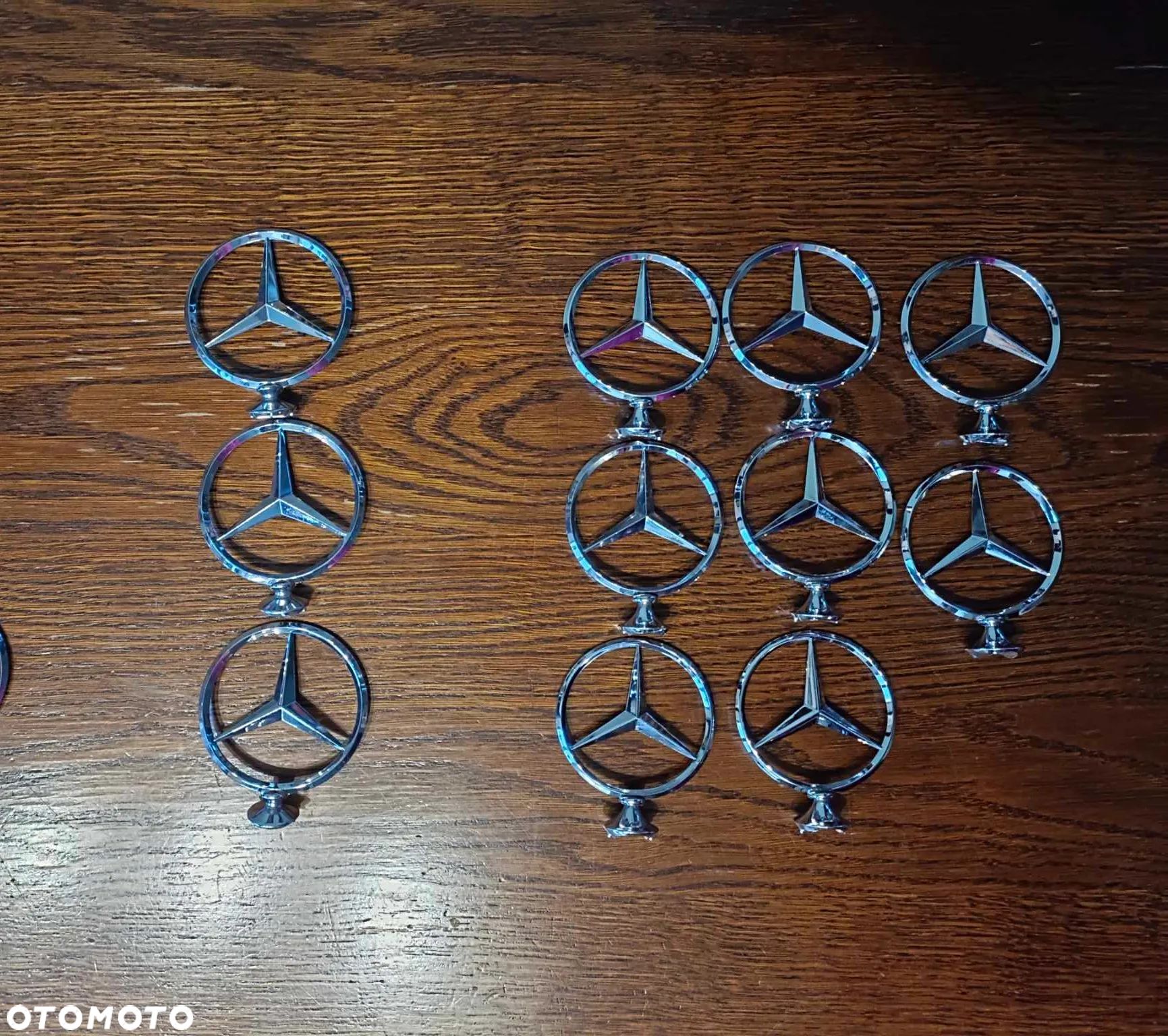 emblemat znaczek na maske celownik gwiazda mercedes benz W108 W109 W110 W111 W112 PONTON w186 w188 w189 E112 W113 W123 W201 W124 W126 C220 W114 W115 w120 w121 w105 w180 w128 W116 badge hood emblem - 1