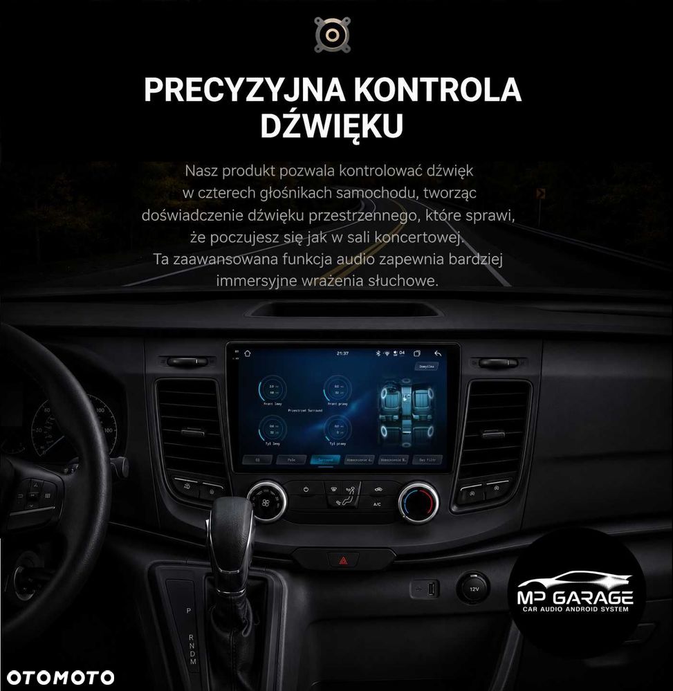 Nawigacja Ford Transit 2020_2023 Android 14 CarPlay 4G Montaż FV - 8