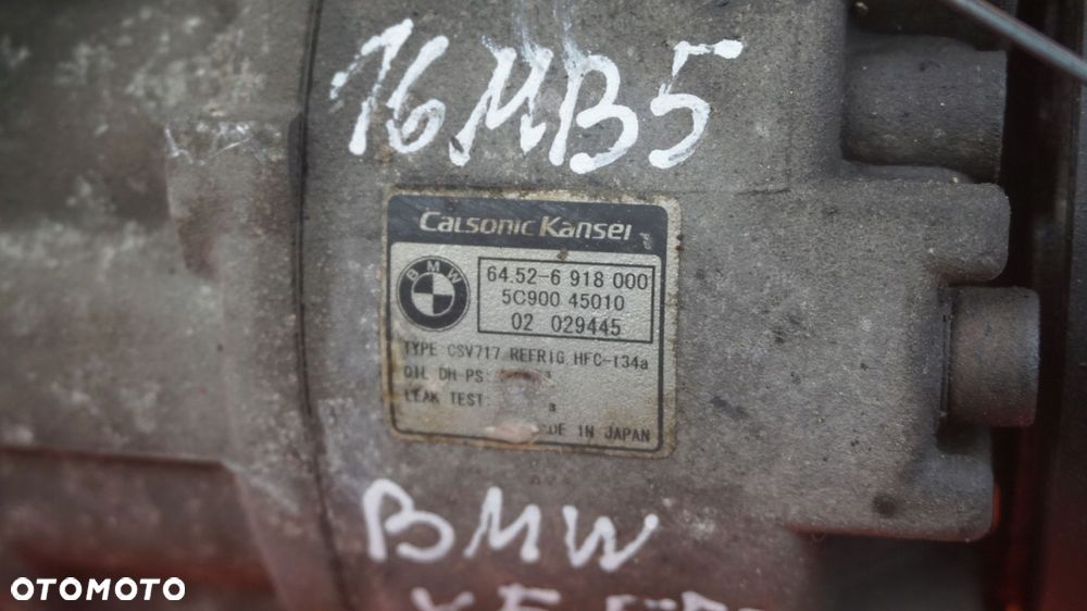 BMW X5 E53 X3 E39 E46 3.0 B 06r 231KM M54B30 sprezarka klimatyzacji 6918000 - 5