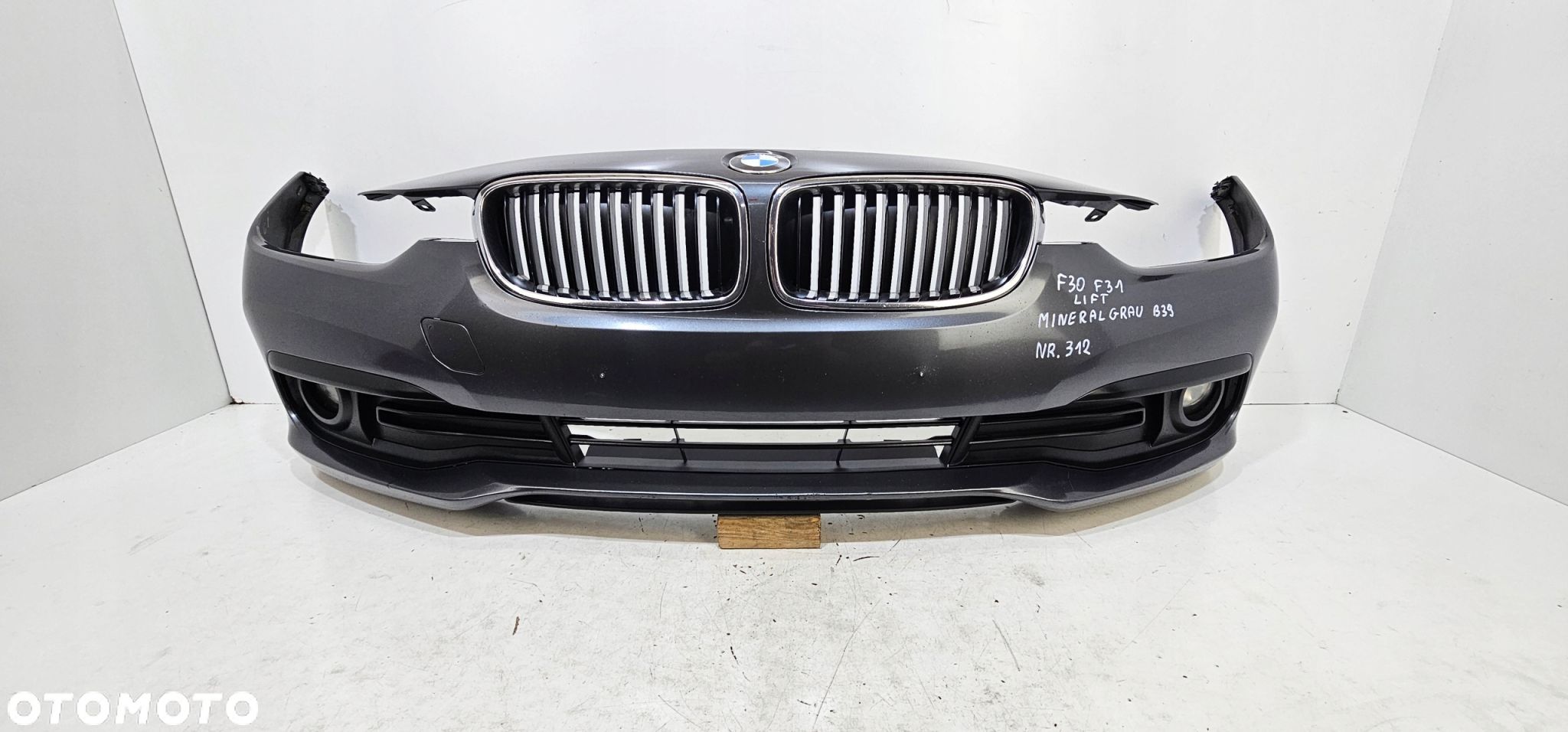 Bmw F30 F31 Lci Lift Zderzak Przód Przedni Mineralgrau B39 Nr 312 - 1