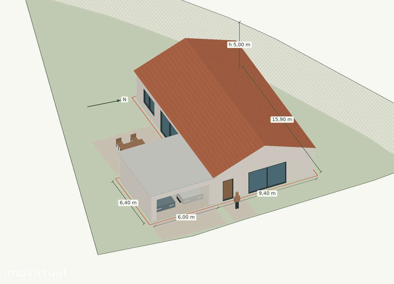 Lote urbano de 875m² em Riachos - Grande imagem: 5/9