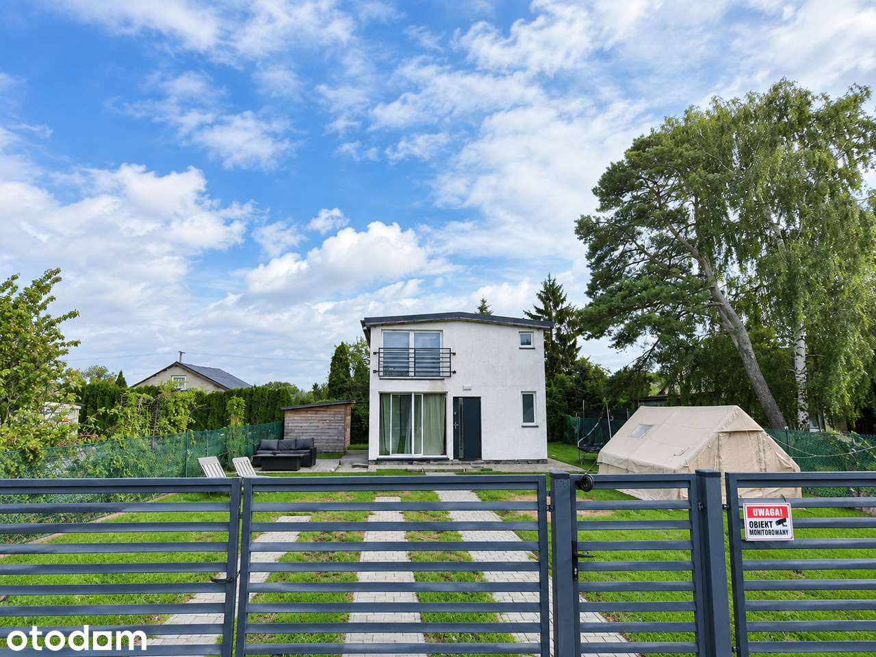 CAŁOROCZNY DOMEK REKREACYJNY 70 m² + WERANDA 16 m², WYSPA PUCKA