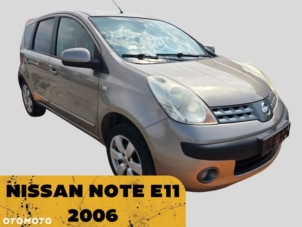 Nissan Note E11 2006 Silnik 1.6 i 16V (HR16DE) 110 KM (81 kW) C30G Na części silnik, drzwi, zderzak, klapa bagażnika, lampa
