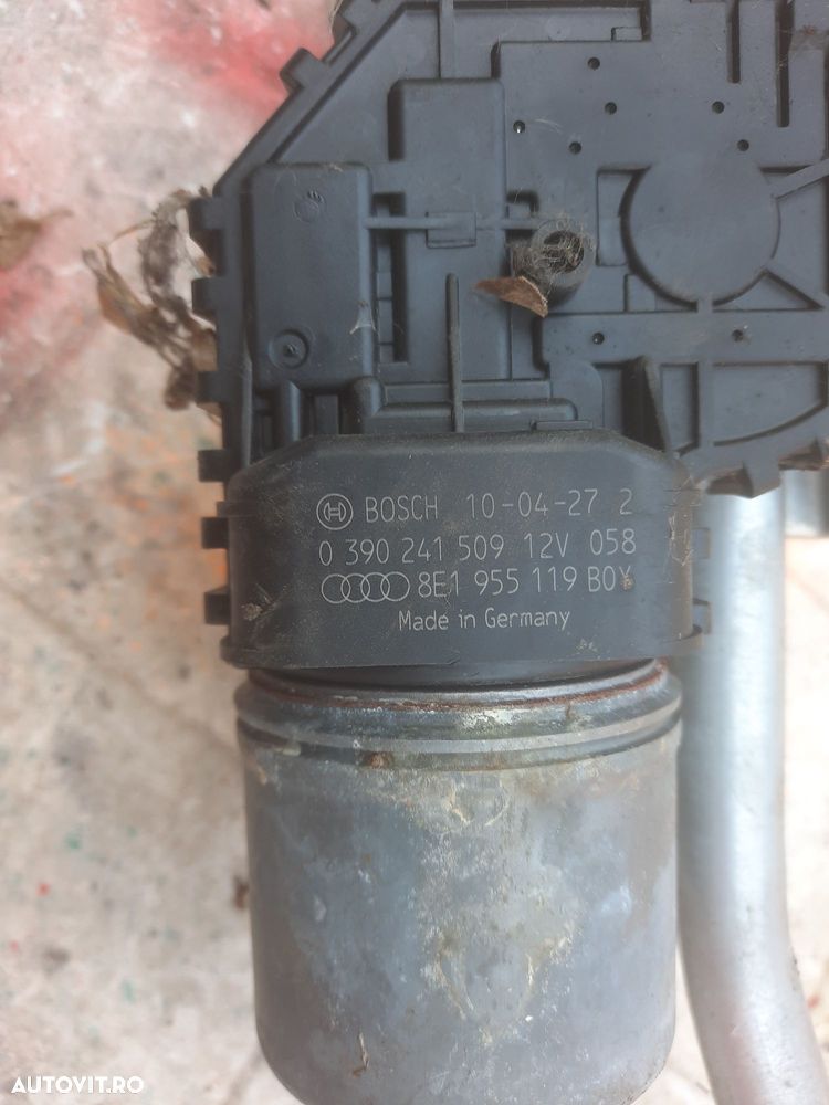 Ansamblu ștergătoare cu motoras Audi A4 B7 sau Seat Exeo cod 8E1955119 - 3