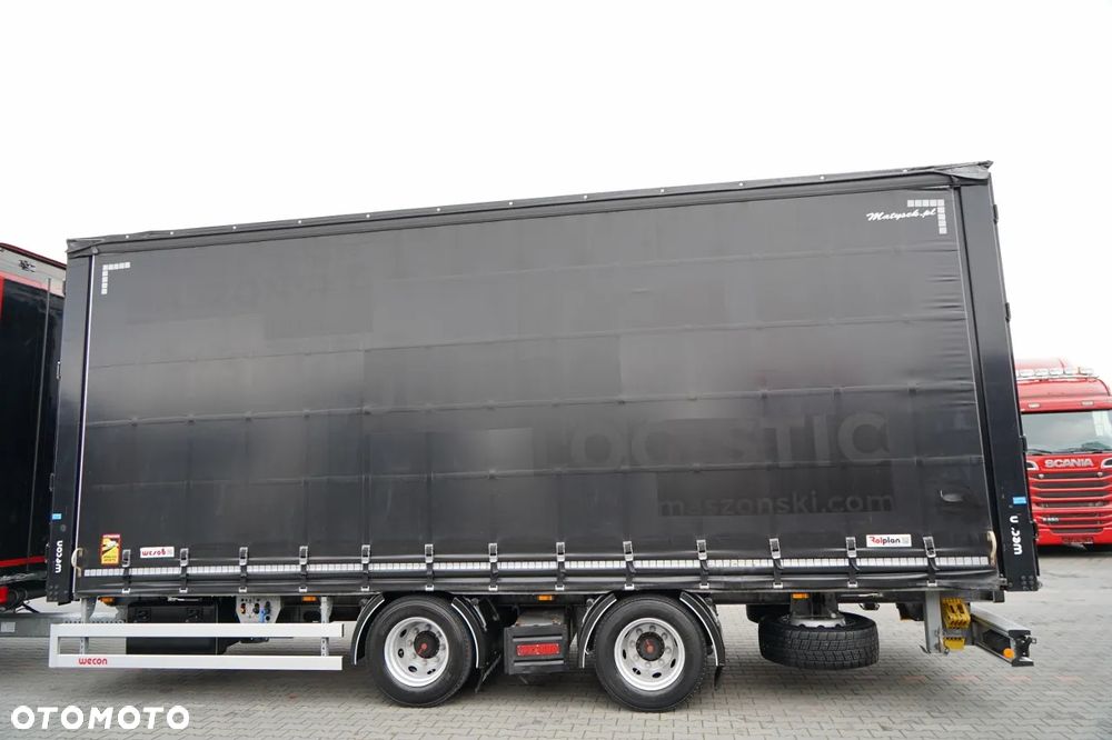 DAF XG 480 / ZESTAW TANDEM / 120 M3 / PRZEJAZDOWY / OŚ PODNOSZONA / KLIMA POSTOJOWA / WECON / SAF / - 13