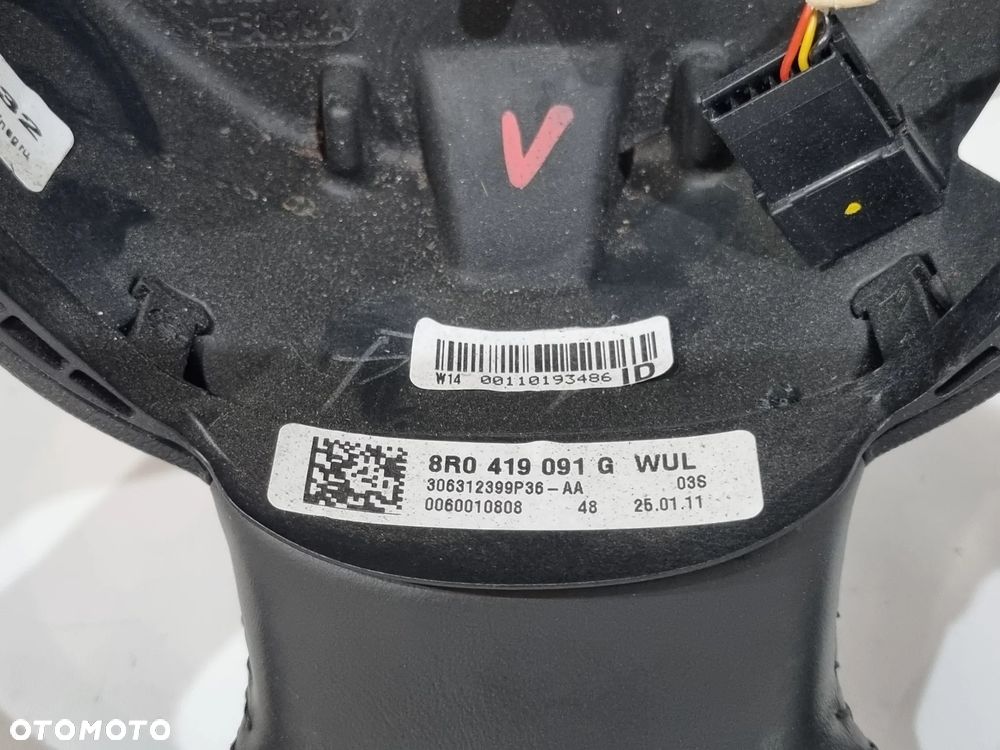 AUDI A4 B8 A5 8T Q5 8R KIEROWNICA ŁOPATKI SKÓRA 8R0419091G - 7