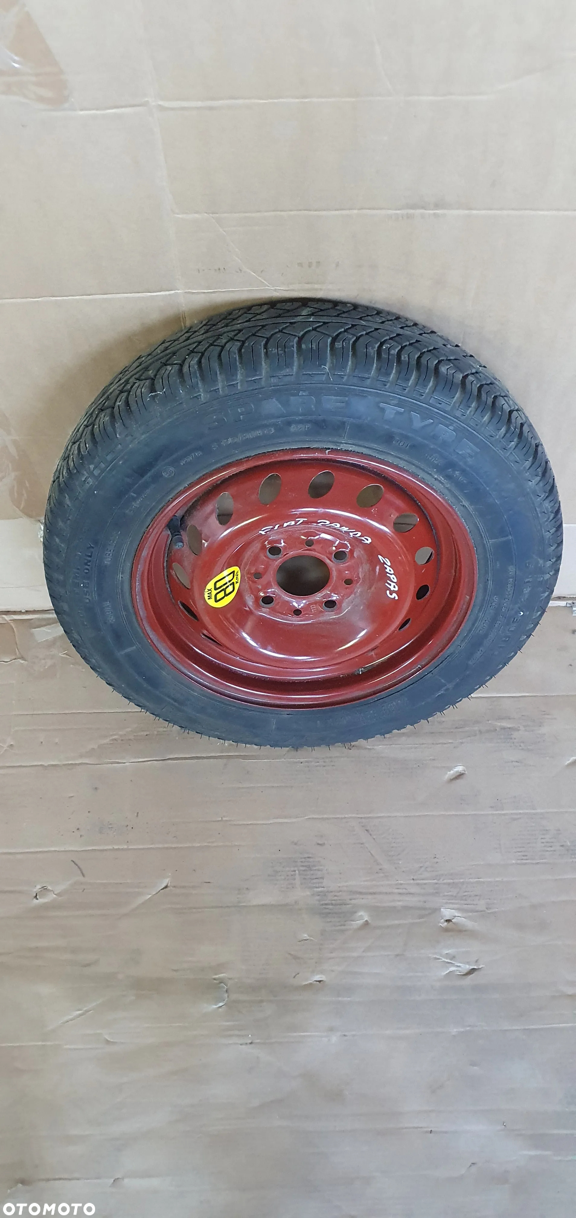 Koło zapasowe dojazdówka zapas S 135/80 R13 4X98 Fiat Panda II - 2