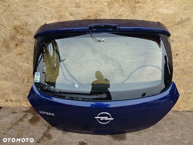 KLAPA TYŁ TYLNA SZYBA BAGAŻNIKA OPEL CORSA D 06-11 HB 3D LAK: Z21B NR325 - 1