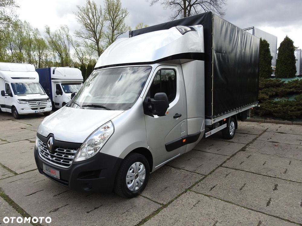 Renault MASTER PLANDEKA 8 PALET WEBASTO TEMPOMAT NAWIGACJA KLIMATYZACJA PNEUMATYKA  170KM - 7