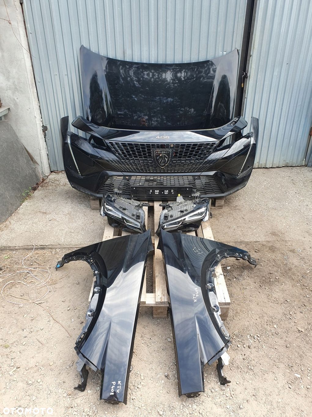 PEUGEOT 408 II 2 GT KOMPLETNY PRZÓD ZDERZAK KAMERA MASKA LAMPY KTV - 1