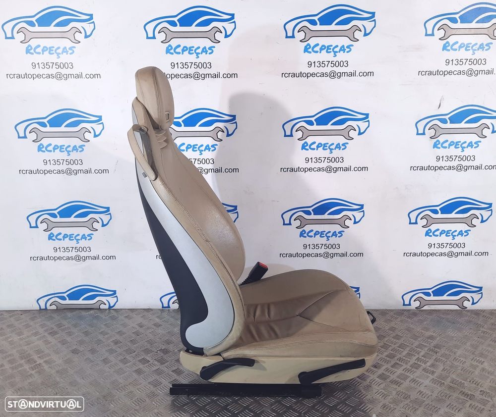 BANCOS PELE BEGE MERCEDES BENZ CLASS SLK R171 AMG - 5
