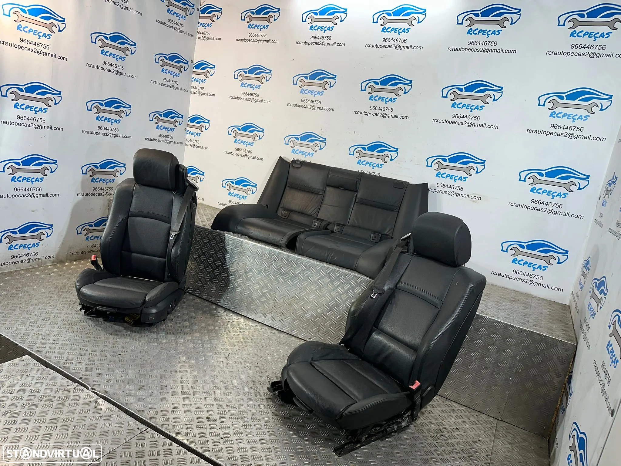 .Conjunto Bancos Elétricos Memoria Pele Pack M BMW Serie 3 E93 Cabrio 2007 –  2013 - 4
