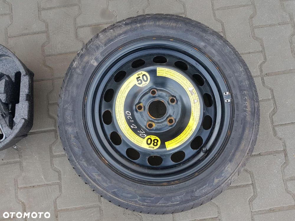 SKODA OCTAVIA 2 II 04-12r SUPERB 2 II 08-15r KOŁO ZAPASOWE 16 LEWAREK - 3