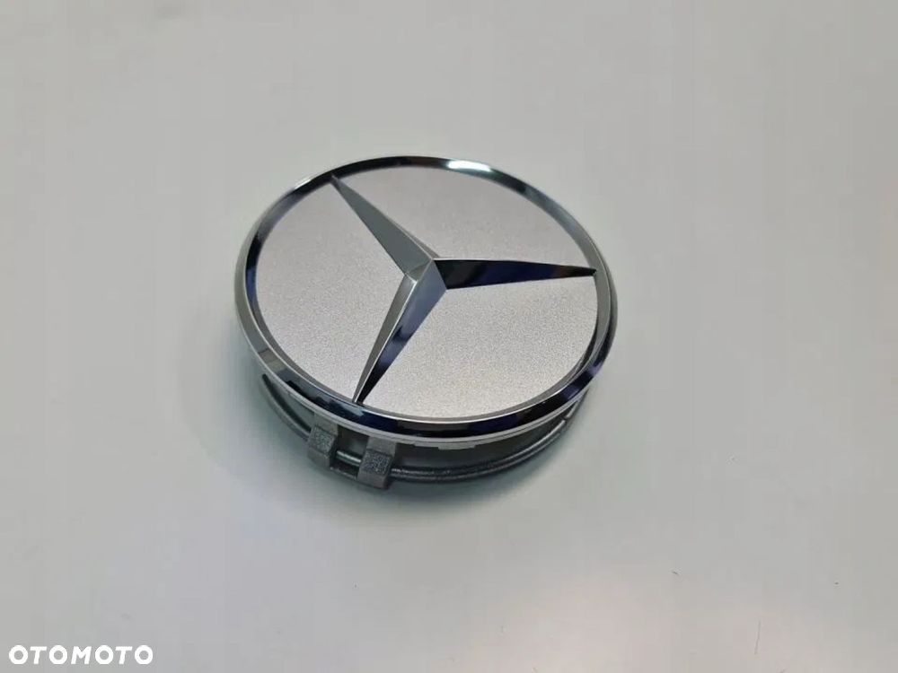 NOWY ORYGINALNY DEKIELEK KAPSEL MERCEDES AMG srebrny 75mm - 1