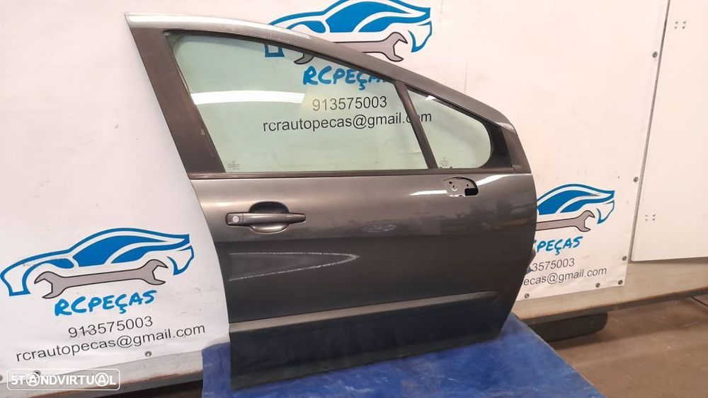 PORTA FRENTE FRONTAL DIREITA PEUGEOT 308 MK1 FASE I 1 FECHO ELEVADOR MOTOR PUXADOR VIDRO - 2