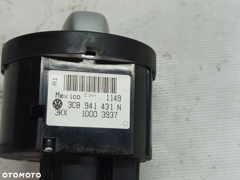 VW GOLF VI SCIROCCO AUDI SEAT SKODA WŁĄCZNIK PRZEŁĄCZNIK ŚWIATEŁ 3C8941431N - 5