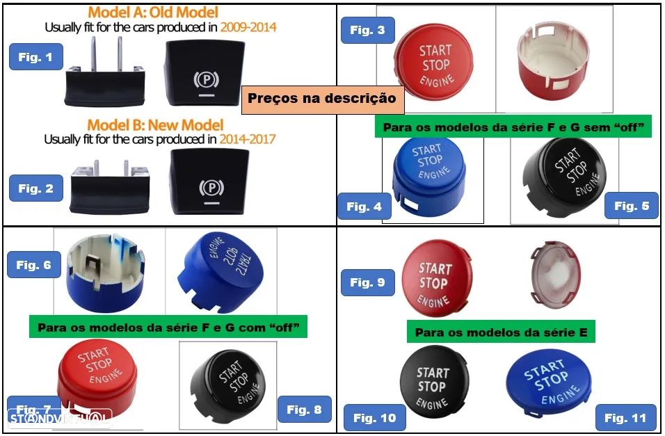 Grelhas frontais preto brilho dupla barra BMW série 6 F06 F12 F13 - 13
