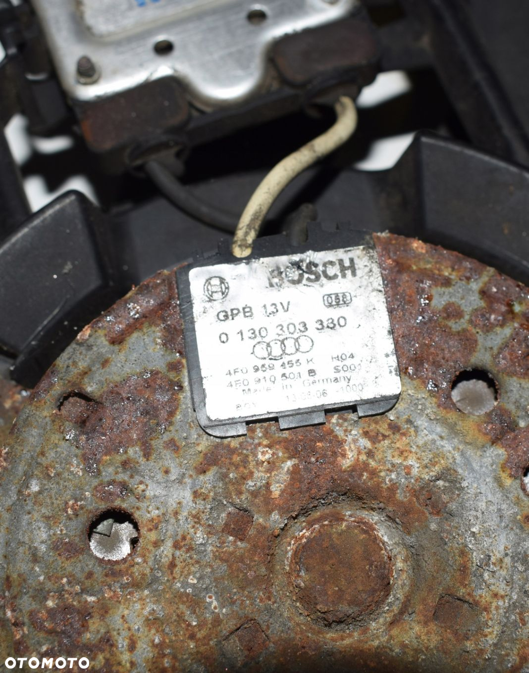 AUDI A6 C6 WENTYLATORY CHŁODNICY 3.0 TDI 4F0959455K 0130303330 - 4