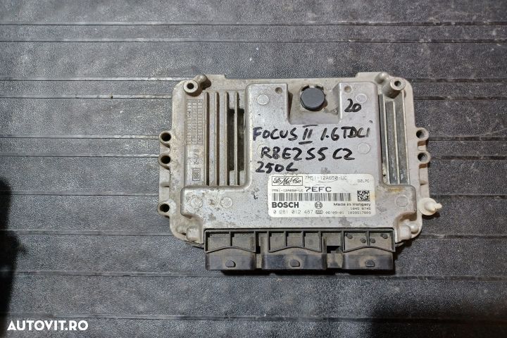 Calculator motor ECU 7M51-12A650-UC 0281012487 - 1.6 TDCI 7M51-12A650 - 1