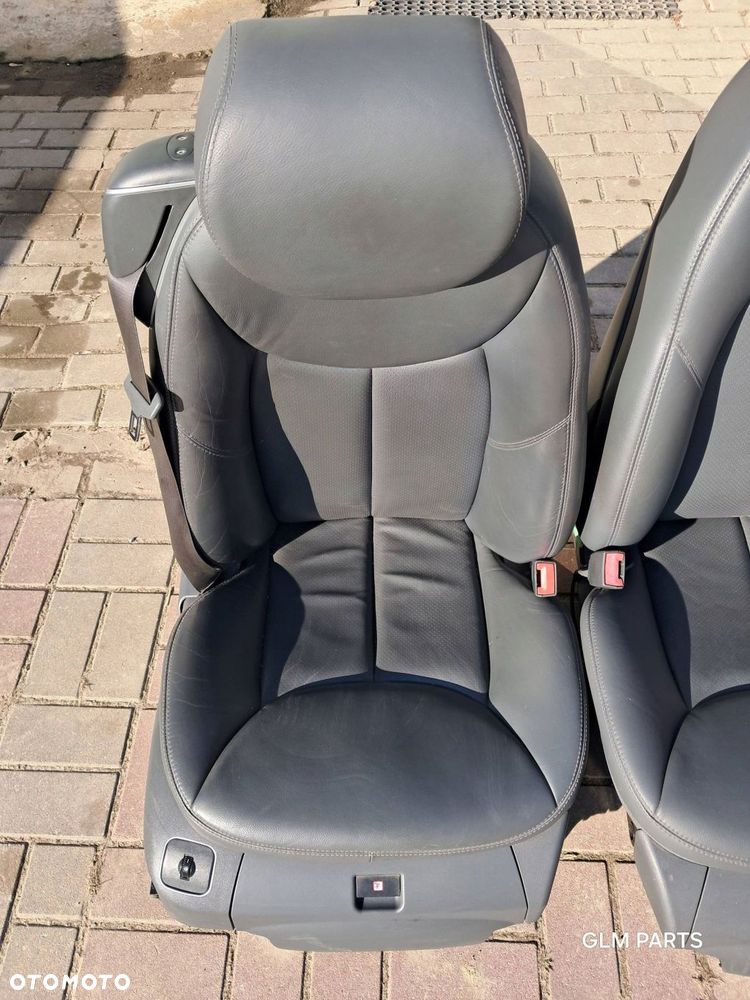 mercedes-benz sl r230 fotele prawy + lewy ciemny szary komplet - 8