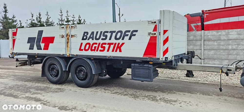 Fliegl tandem z Niemiec budowlana burtowa - 2