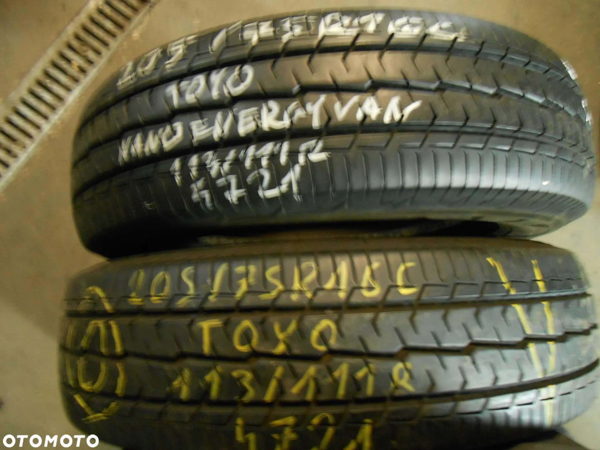 OPONY 205/75R16C TOYO NANO ENERGY VAN DOT 4721 9.2MM - 2