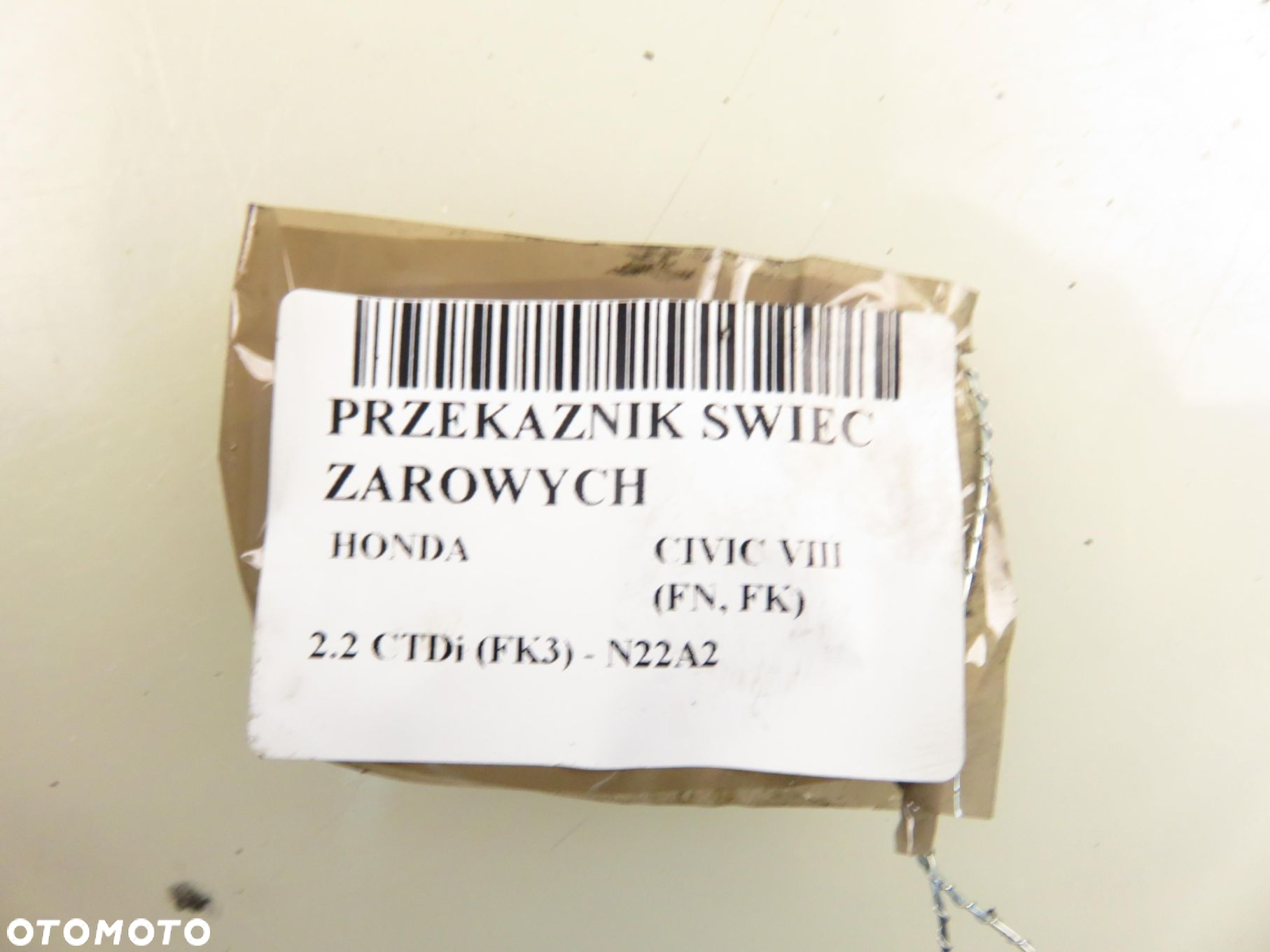 PRZEKAŹNIK ŚWIEC HONDA CIVIC VIII 2.2 CTDi  0281003030 - 12